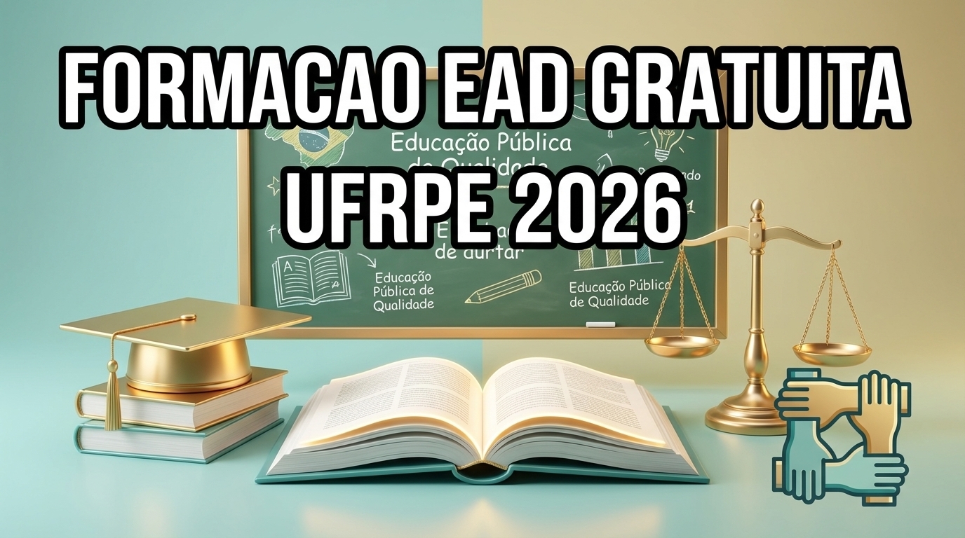 MEC e UFRPE lançam curso de extensão EAD gratuito sobre Direitos Humanos. Se você é professor, esta vaga pode ser sua. Veja o edital!