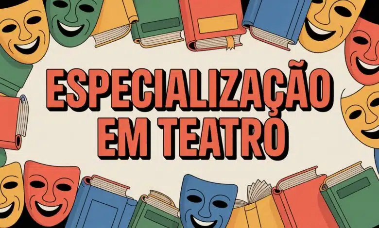 Oportunidade 100 vagas em Especialização EaD e gratuita de Teatro no IFNMG. Seleção por ordem de inscrição. Confira requisitos no edital!