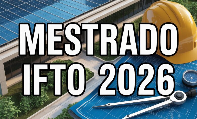 Oportunidade de Pós-Graduação gratuita no IFTO Vagas para o Mestrado em Engenharia Civil e Ambiental com foco em tecnologia. Veja o edital!