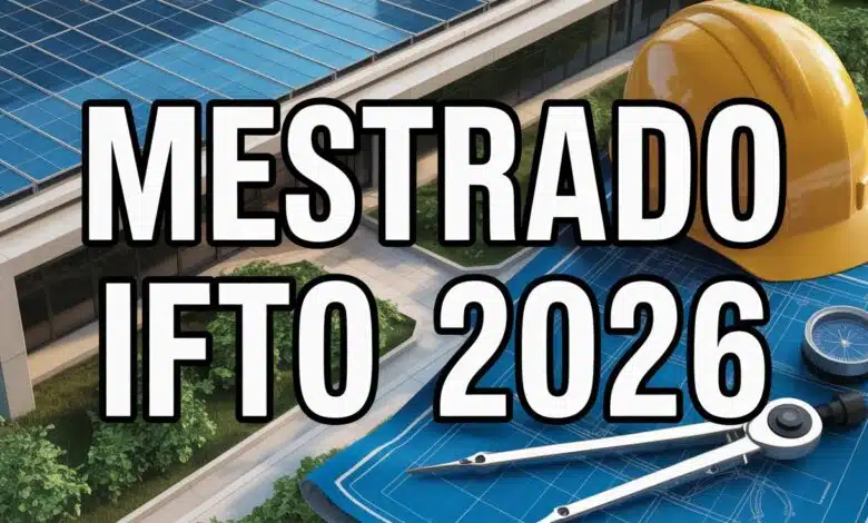 Oportunidade de Pós-Graduação gratuita no IFTO Vagas para o Mestrado em Engenharia Civil e Ambiental com foco em tecnologia. Veja o edital!