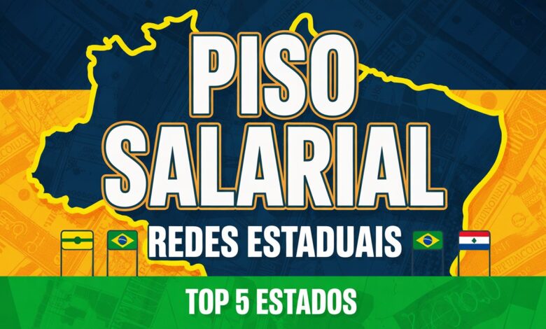 Quanto ganha professor estadual em 2026 Piso nacional é R$ 5.130, mas tem estado pagando mais que o dobro. Veja o TOP 5 completo!