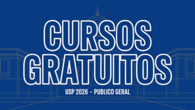 Quatro cursos gratuitos da USP com 625 vagas disponíveis em abril e maio de 2026. Sem exigência de graduação. Inscreva-se pelo Sistema Apolo agora!