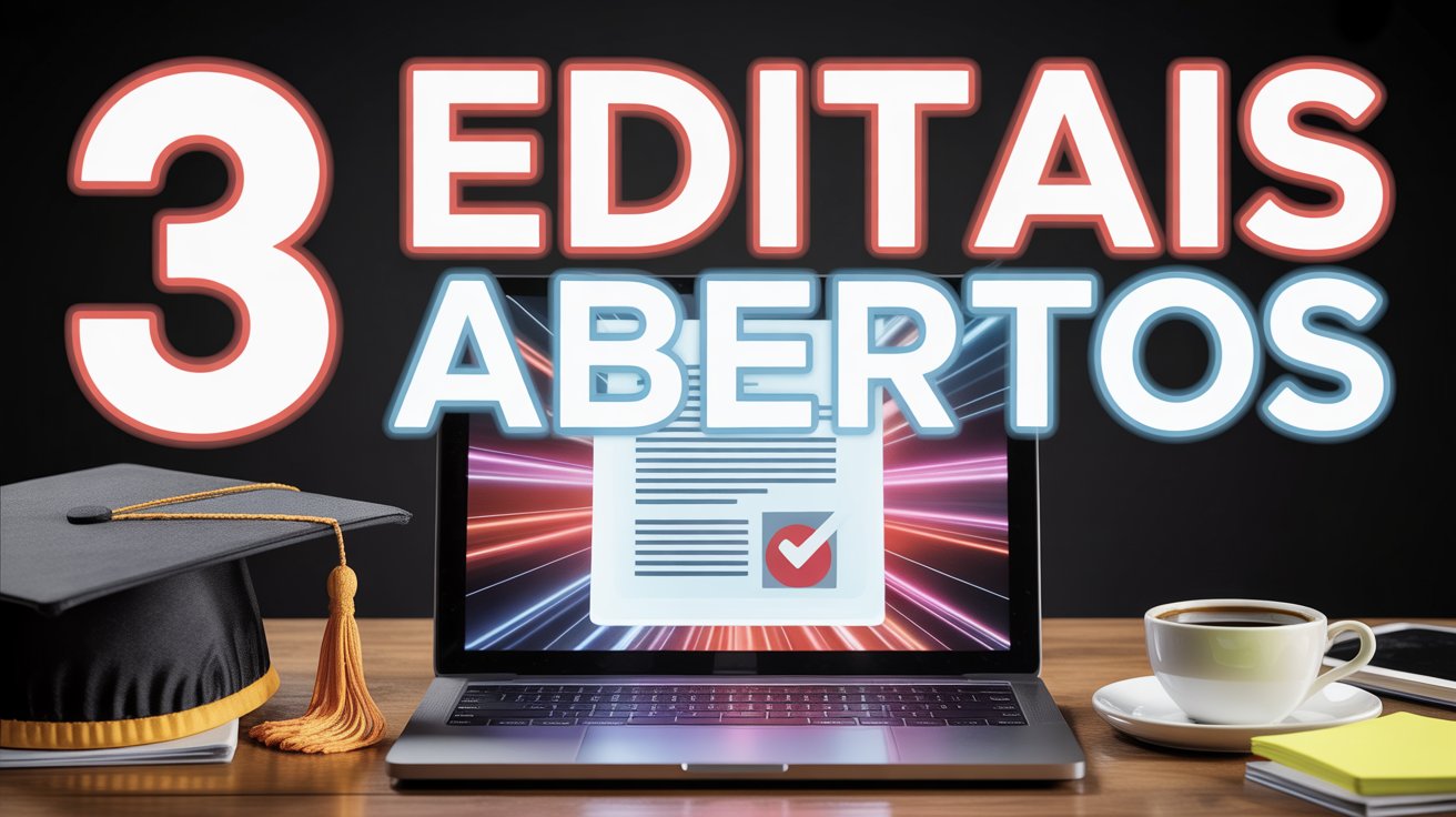Quer fazer uma especialização gratuita Confira 3 editais abertos esta semana em instituições federais. Cursos voltados para Educação