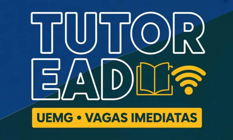 UABUEMG abre vagas para Tutor a Distância no curso de Educação Especial. Bolsa de R$ 1.100mês. Inscrições até 06042026.