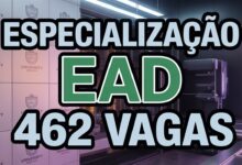 URCA abre 462 vagas em pós-graduação EaD gratuita. Inscrições abertas para Gestão Escolar e Direito Administrativo. Confira prazos e requisitos aqui!