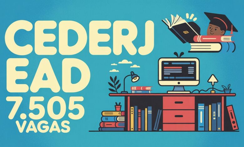 Vestibular CEDERJ 2026.2 abre 7.505 vagas para graduação no RJ. Inscrições de 0604 a 17052026. Confira os cursos e como se inscrever.