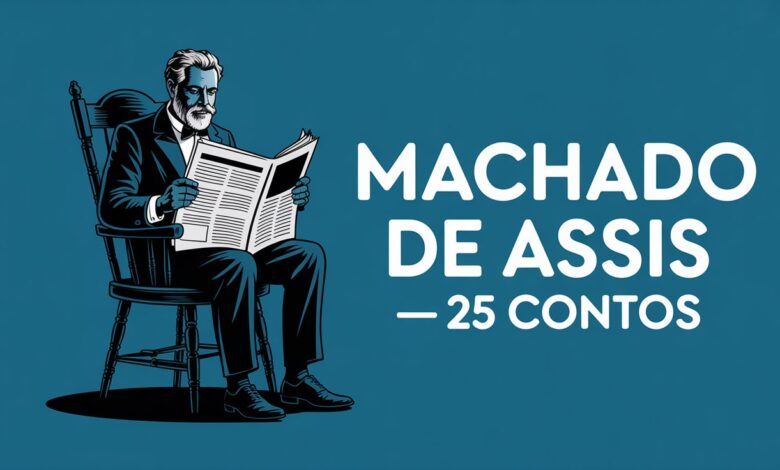 A coletânea 25 Contos de Machado de Assis está de graça no MEC Livros. 256 páginas com A Cartomante, Missa do Galo, entre outros!