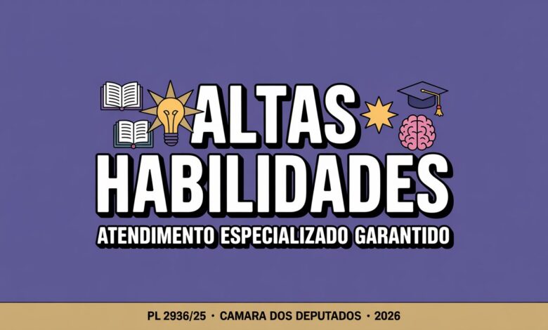 Câmara aprova projeto que garante atendimento escolar especializado a alunos com altas habilidades. Entenda o que o PL 293625 muda para esses estudantes!