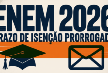 Enem 2026 MEC prorroga prazo de isenção da taxa até 30 de abril — veja os critérios, como solicitar e o calendário completo de resultados