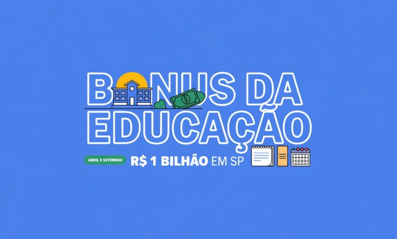 Governo de SP pagará quase R$ 1 bilhão em bônus para profissionais da educação em 2026. Veja quem recebe e como será o pagamento.