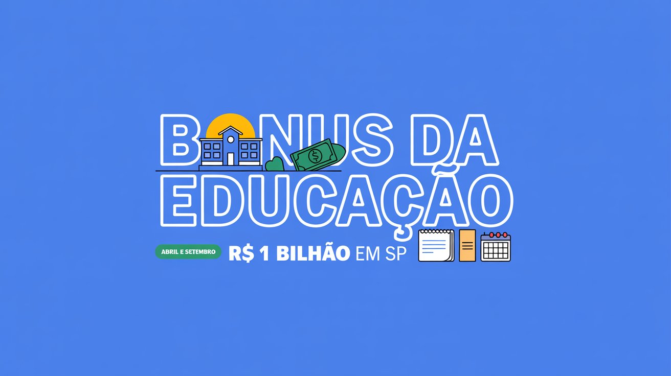 Governo de SP pagará quase R$ 1 bilhão em bônus para profissionais da educação em 2026. Veja quem recebe e como será o pagamento.