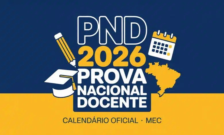 MEC publica calendário da Prova Nacional Docente 2026. Saiba as datas, quem pode fazer e como estados e municípios usam os resultados da PND!