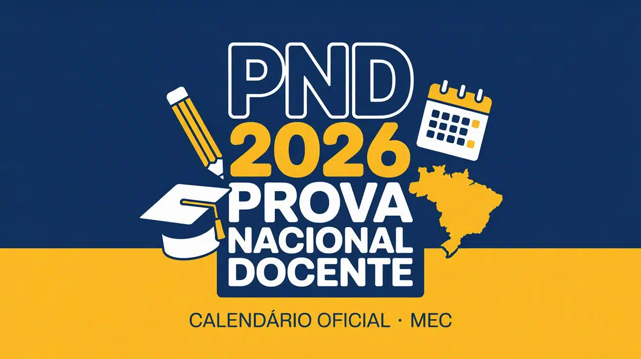 MEC publica calendário da Prova Nacional Docente 2026. Saiba as datas, quem pode fazer e como estados e municípios usam os resultados da PND!
