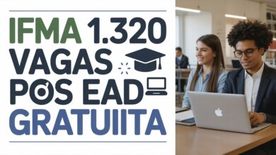 O IFMA Campus São Raimundo abre 1.320 vagas em especializações EaD gratuitas em 2026. Inscrições até 24 de abril.