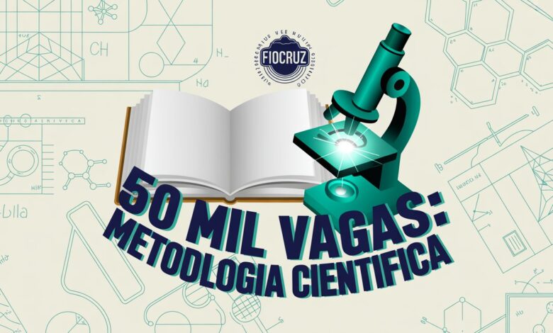 O curso de extensão gratuito de Metodologia Científica EAD da Fiocruz está chamando! a atenção e pode ser a chance de turbinar seu currículo!