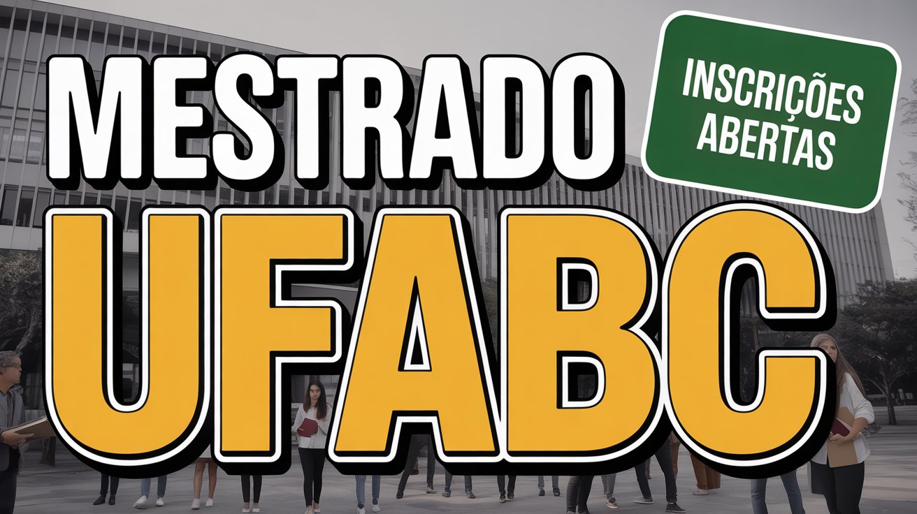 Oportunidade de Pós-Graduação UFABC inscrições abertas para o Mestrado gratuito no Ensino de Ciências e Matemática. Veja o edital aqui!