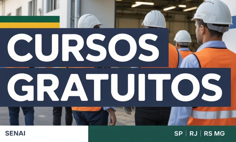 Petrobras e SENAI oferecem 580 vagas gratuitas com bolsa de R$ 660mês em cursos presenciais em SP, RJ, RS e MG. Inscrições até 2304!
