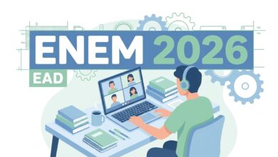 Preparatório Enem gratuito no IFSP São Paulo 140 horas de aulas online cobrindo todas as áreas do exame. 100 vagas abertas com reserva para PPIQ e PcD.