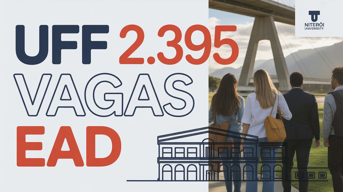 UFF aceita nota do Enem desde 2015 no Vestibular CEDERJ. São 2.395 vagas em 7 cursos de Graduação EAD, com reserva para professores!