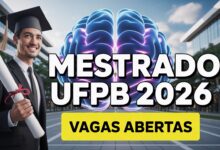 UFPB abre 28 vagas para Mestrado em Neurociência. Pós-Graduação gratuita com foco em cognição e comportamento. Confira as linhas de pesquisa!