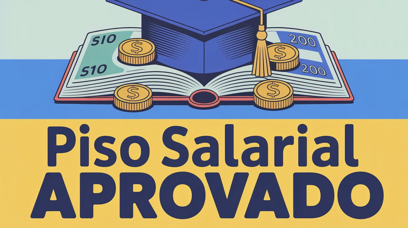 A Câmara aprovou a MP 13342026, que reajusta o piso do Magistério dos profissionais da educação básica para R$ 5.130,63 em 2026.
