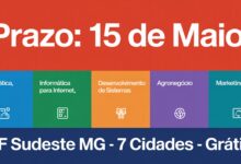 As inscrições para o IF Sudeste MG encerram amanhã, 15 de maio. São 1.320 vagas gratuitas em 5 cursos técnicos EaD em 7 cidades de MG.
