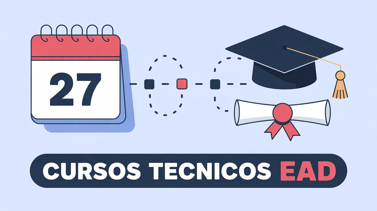 As inscrições para o IFMA EaD 2026 encerram amanhã, 2705. São 3.690 vagas em 15 cursos técnicos gratuitos, seleção por sorteio. Corra!