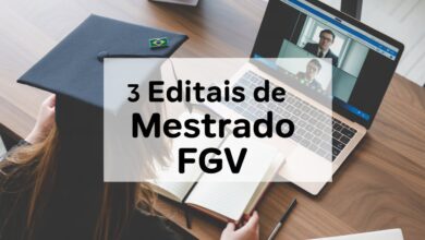 FGV abre inscrições para três mestrados profissionais em 2026 com bolsas integrais da Fundação Itaú. Veja vagas, datas e como se candidatar.