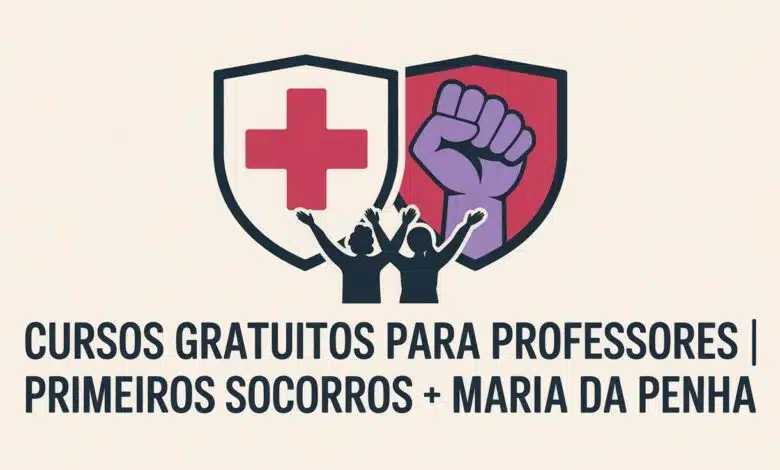 IFSULDEMINAS e UNILAB abriram cursos gratuitos EaD para professores em 2026 Primeiros Socorros (2.000 vagas) e Curso Maria da Penha (270 vagas).