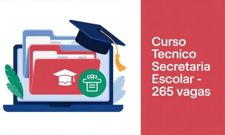 O Ifes abriu edital com 265 vagas para o curso Técnico em Secretaria Escolar. As inscrições são gratuitas e devem ser feitas até 10062026.