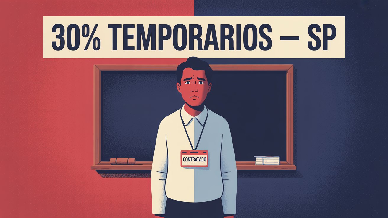 O PL 3542026 permite até 30% de professores temporários na rede municipal de SP. Entenda o que isso significa para a previdência!