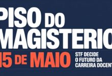 O STF vai julgar no dia 15 de maio se o Piso Salarial dos Professores deve ser base para todos os níveis dos planos de carreira. Confira!