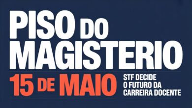 O STF vai julgar no dia 15 de maio se o Piso Salarial dos Professores deve ser base para todos os níveis dos planos de carreira. Confira!