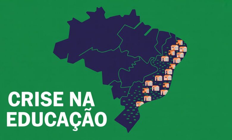 O novo boletim da CNTE cruzou dados do Censo Escolar e revelou três crises simultâneas na educação pública brasileira. Os números são alarmantes.