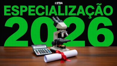 Oportunidade de Pós-Graduação gratuita para professores! O IFBA lançou edital para a especialização em Ciências e Matemática! Inscreva-se!