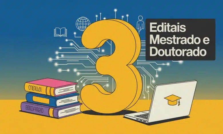 Oportunidade na Educação! A Unifesp, UFRJ e UFFS estão com editais abertos somando 116 vagas gratuitas para Mestrado e Doutorado.