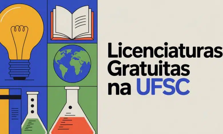 Processo Seletivo UFSC oferece vagas nos cursos de licenciatura em Matemática, Letras e mais, totalmente gratuitas! Veja o edital aqui!