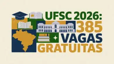 Processo Seletivo UFSC para o segundo semestre de 2026. São 385 vagas em cursos de graduação gratuitos! Inscreva-se usando sua nota do ENEM!