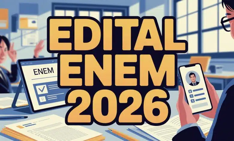 Processo seletivo do Inep abre vagas de certificadores para o Enem 2026. Inscrições de 8 a 28 de junho. Saiba tudo sobre o edital aqui!