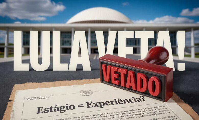 Projeto de Lei que reconhece o Estágio Profissional para Experiência é vetado por Lula! Endenta ass justificativas do veto!