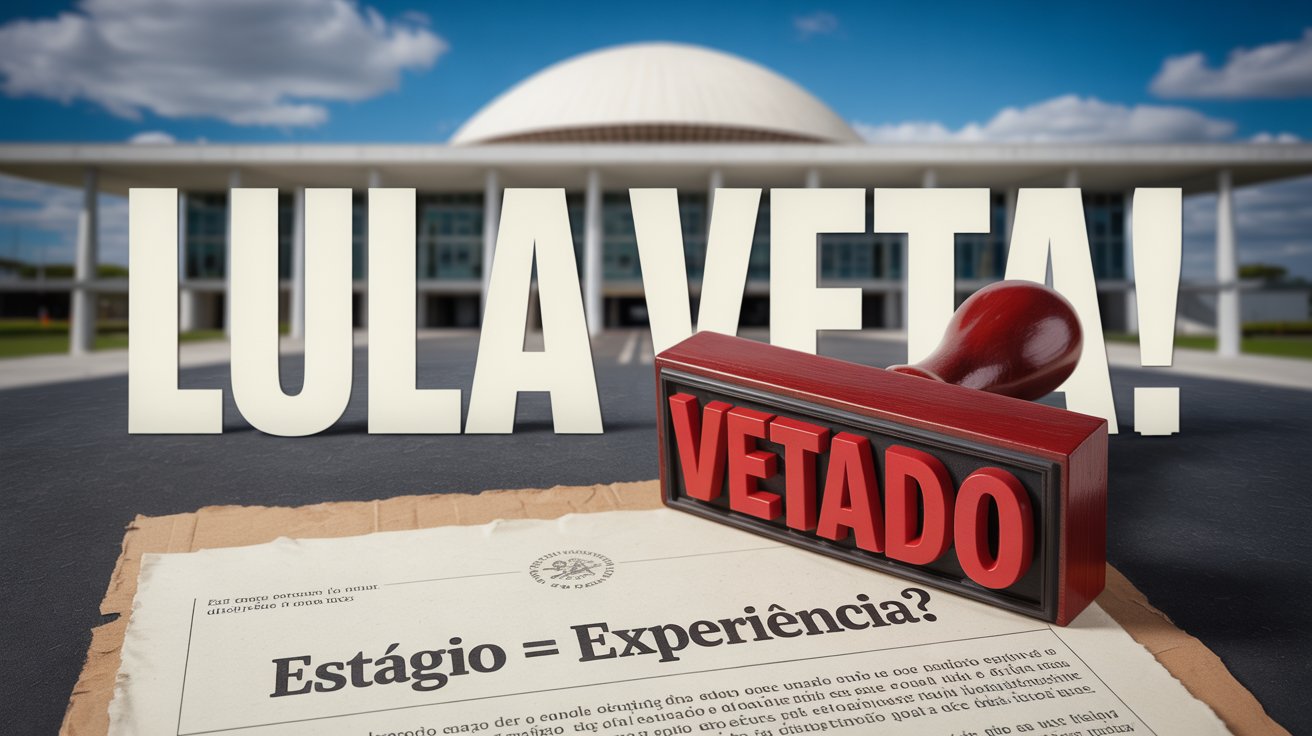 Projeto de Lei que reconhece o Estágio Profissional para Experiência é vetado por Lula! Endenta ass justificativas do veto!