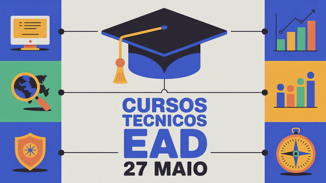Quer um diploma técnico gratuito sem sair de casa O IFMA tem 3.690 vagas EaD em 15 cursos para 2026. Inscrições abertas até 2705. Saiba mais.