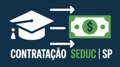 SEDUC-SP abriu inscrições para professores temporários do EF e EM. Taxa R$ 100, salário de R$ 5.565 para 40h. Inscreva-se até 18 de junho de 2026.