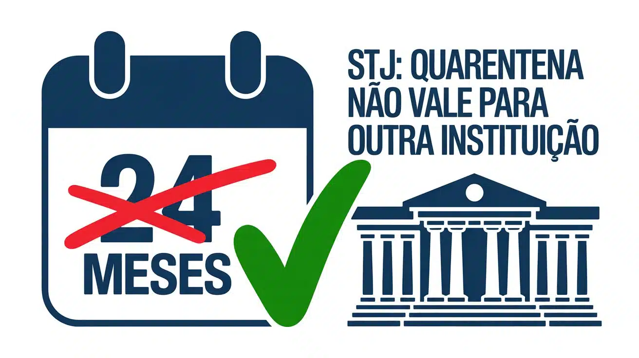 STJ decidiu: quarentena de 24 meses para professor substituto não vale para contratos em instituições federais diferentes. Veja o que muda!