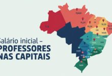 Veja o ranking completo de salário inicial dos professores nas 26 capitais em 2025. Dados do Movimento Profissão Docente!