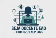 A ENSP Fiocruz, em parceria com a UABMEC, abre seleção para docentes a distância do Curso de Especialização em Saúde Pública