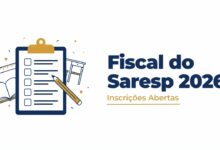 A Fundação Vunesp está com inscrições abertas para fiscal de prova do Saresp 2026. Saiba os requisitos, veja as 19 cidades com vagas!