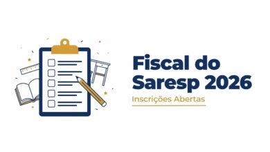 A Fundação Vunesp está com inscrições abertas para fiscal de prova do Saresp 2026. Saiba os requisitos, veja as 19 cidades com vagas!