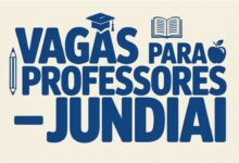 A Prefeitura de Jundiaí abriu processo seletivo para professores temporários em 2027, com vagas em 16 disciplinas. Salário de R$ 7.311,34.