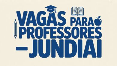 A Prefeitura de Jundiaí abriu processo seletivo para professores temporários em 2027, com vagas em 16 disciplinas. Salário de R$ 7.311,34.